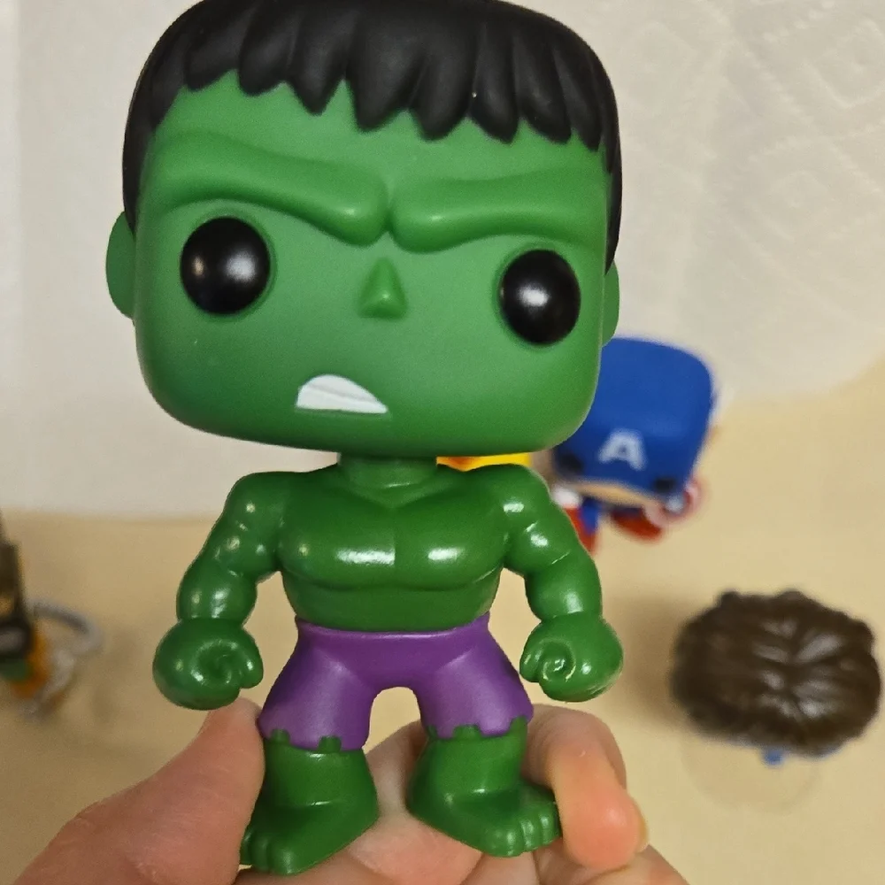 Funko Pop Superhero Villian Bundle Of 5 Iron Man Hulk Captain America